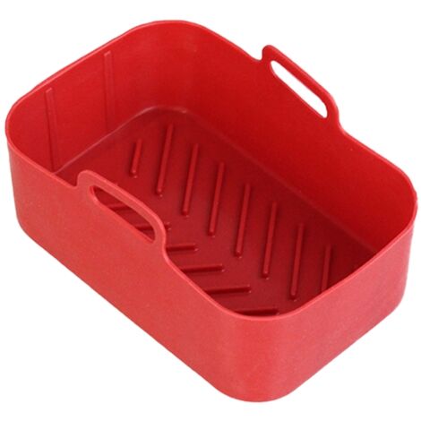 Air Fryer Silicone Pot Food Grade Silicone Double Basket Air Fryer Liners Kitchen Accessories Compatible for Ninha DZ201 Foodi 8QT Dual Basket Air Fryers