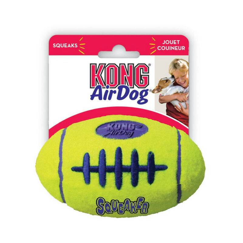 

Air Kong Squeaker Pelota De Futbol Americano - Juguete Perro - Mediano