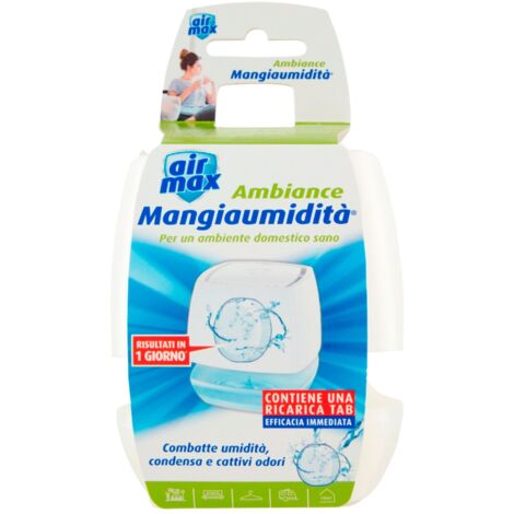 AIR MAX DISPOSITIVO MANGIAUMIDITÀ AMBIANCE MINI BIANCO 100G COLORE ASSORTITO