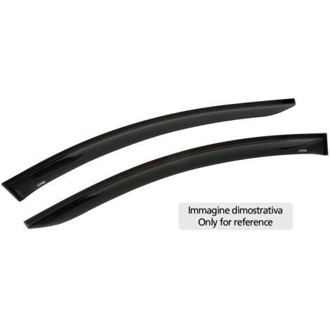 Air-Plus, deflettori aria adesivi anteriori - compatibile per Citroen Nemo 5p (12/0803/14)  - Citroen Nemo Van (12/0803/14)  - Fiat Fiorino (11/07)  - Fiat Qubo 5p (09/0805/20)  - Peugeot Bipper (05/0