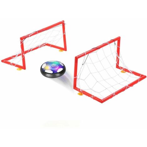 Air Power Fußball, Schwebeball Fußball Fußball Spielzeug mit LED Licht, Fußball Spiele im Freien Kinder Geschenk für Jungen Mädchen Indoor Outdoor，