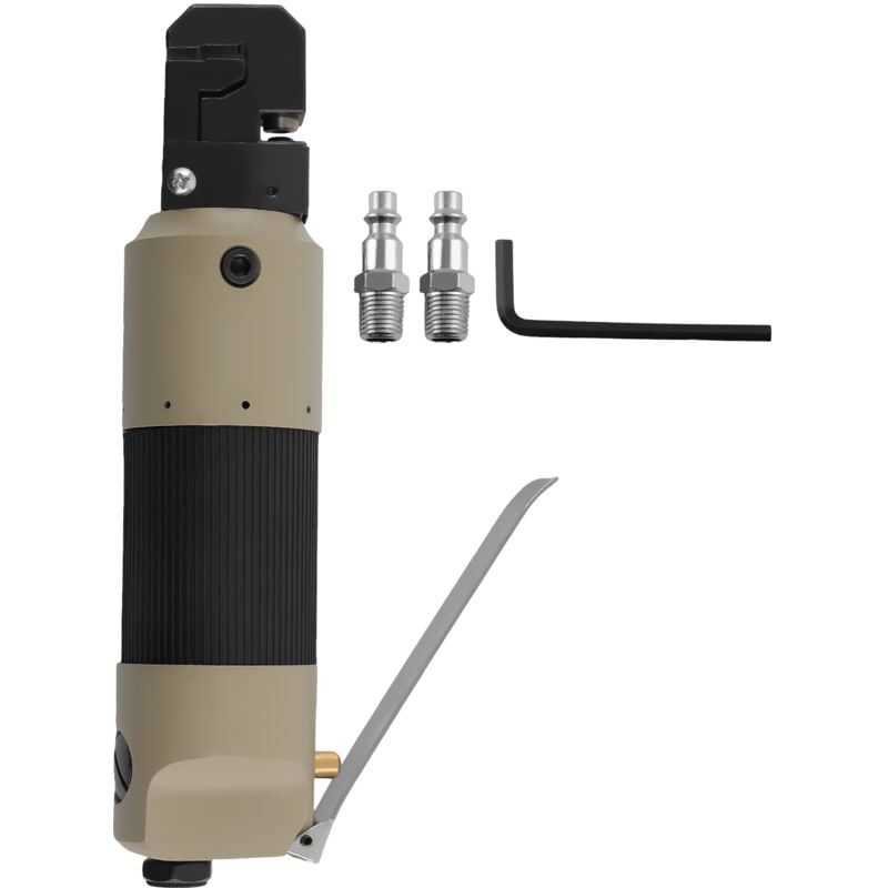 1/4' Air Punch Flange Tool Pneumatic Puncher Crimper Hole Flanging Tool Kit