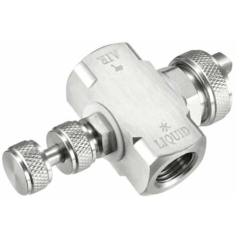Air Spray Nozzle 1/4BSPT Low Pressure Misting Mix Type Spray Tip Stainless Steel Nozzles for Cooling Dust Space Humidificati4295