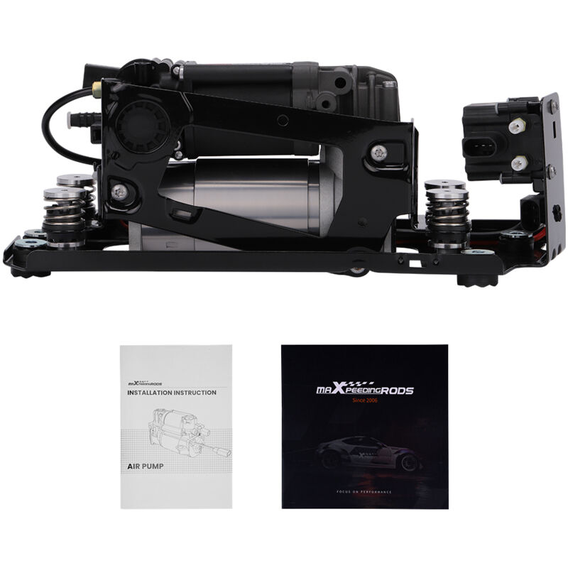 Air Suspension Compressor Pump w/ bracket + Valve Block For BMW 5 series f11 f07