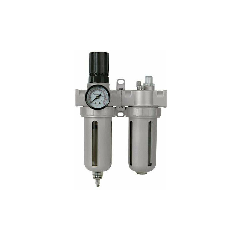 Loops - Air Tool Filter Regulator & Lubricator 1/4' Inch Compressed Compressor Water Tra