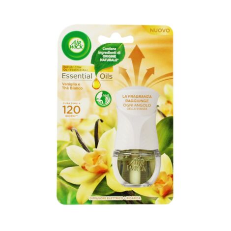 Air Wick Kit Diffusore Elettrico di Oli Essenziali Vaniglia