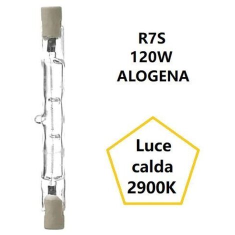 Airam Lampada Alogena Lineare - Luce Calda 2900K - 79mm