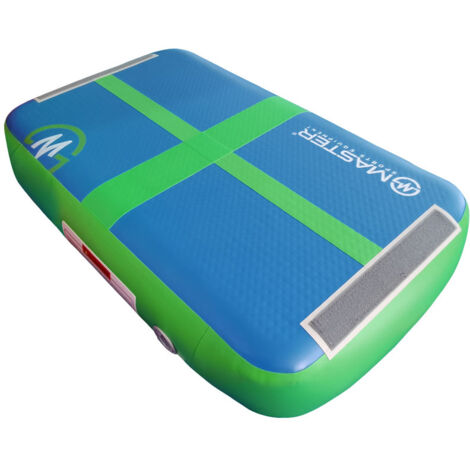 Airblock MASTERJUMP Gymnastikmatte 60 x 100 x 20 cm blau-grün