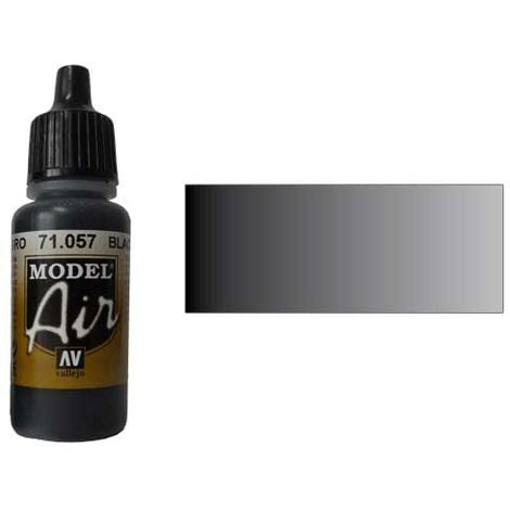 Model Air Vallejo Black (Metallic) 71073 acrylic airbrush color