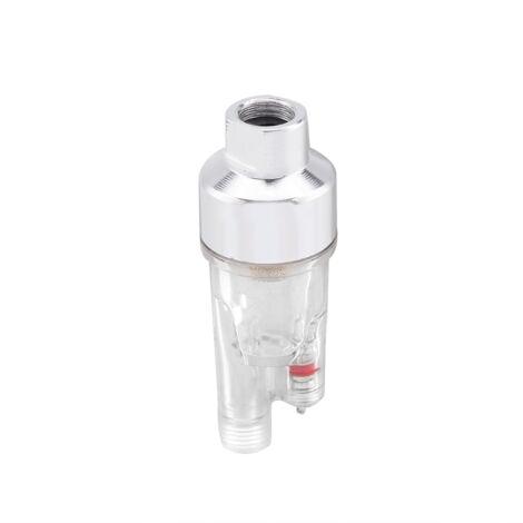 Airbrush-Feuchtigkeitsfilter mit automatischer Spülung – 1/8"-BSP-Metallanschluss – Lackierzubehör-Set – Abmessungen: 65 x 23 x 23 mm