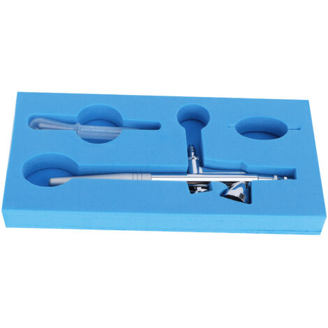 Airbrush-Pistolen-Set, gerades Single-Action-Airbrush-Set, Kaliber 0,2 mm (Lochdurchmesser 0,3 mm)