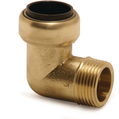 AIRCRAFT 2150041 Winkeleinschraub-Steckverbinder 90° (Messing) 18 mm AD / R½'' A