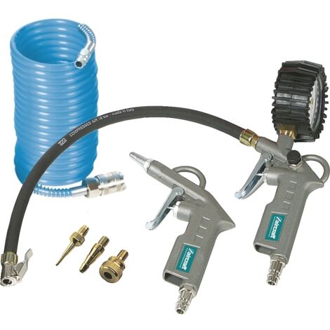 AIRCRAFT Druckluft Set 6-tlg. Adapterset Reifenfüller SD,BP