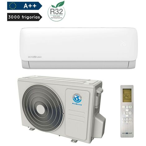 Aire acondicionado Split Inverter 6000 frigorías, bomba de calor, frio  calor, A++, A+++, R32 gas más ecológico. : : Hogar y cocina