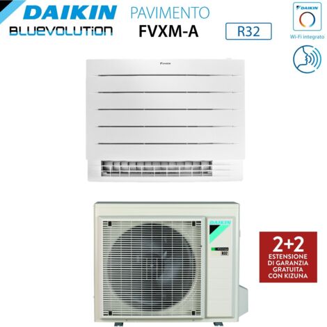 aire acondicionado daikin bluevolution perfera de pie 12000 btu fvxm35a r-32 wi-fi mando a distancia infrarrojo integrado incluido garantia italiana - nuevo