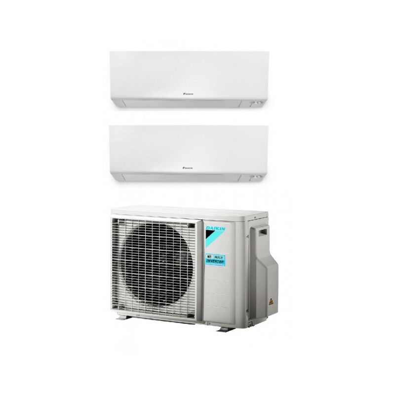 

Aire acondicionado de pared Daikin Dualsplit 9000 + 12000 btu gas R32 wifi incluido | Blanco - Standard