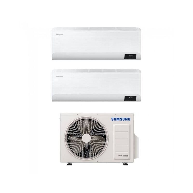 

Aire acondicionado Dualsplit Samsung Cebu 9000 + 9000 Btu con gas R32 Wifi | Blanco - Standard