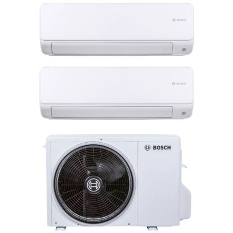 Aire acondicionado Inverter Split Dual de Bosch Serie CLIMATE 6000i 9+9 con CL5000M 41/2 E R-32 Wi-Fi Opcional 9000+9000