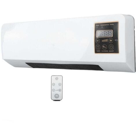 SNQ Aire acondicionado portátil , calefactor de pared con PTC, 220 V (UE) para el hogar, dormitorio, camping y exteriores.