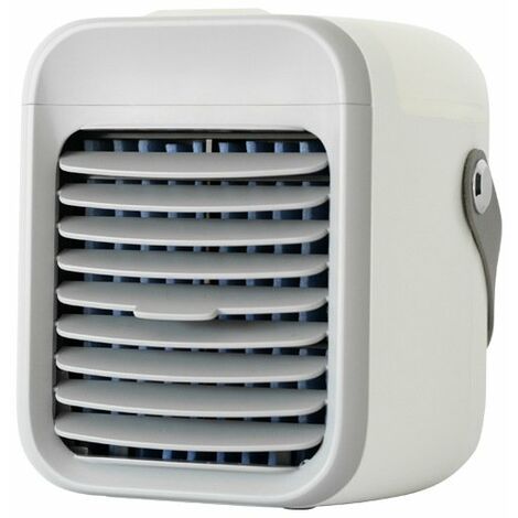 Aire acondicionado portátil, mini enfriador de aire, aromaterapia, ventilador, humidificador, aire acondicionado móvil, aire acondicionado personal móvil USB para oficina en casa