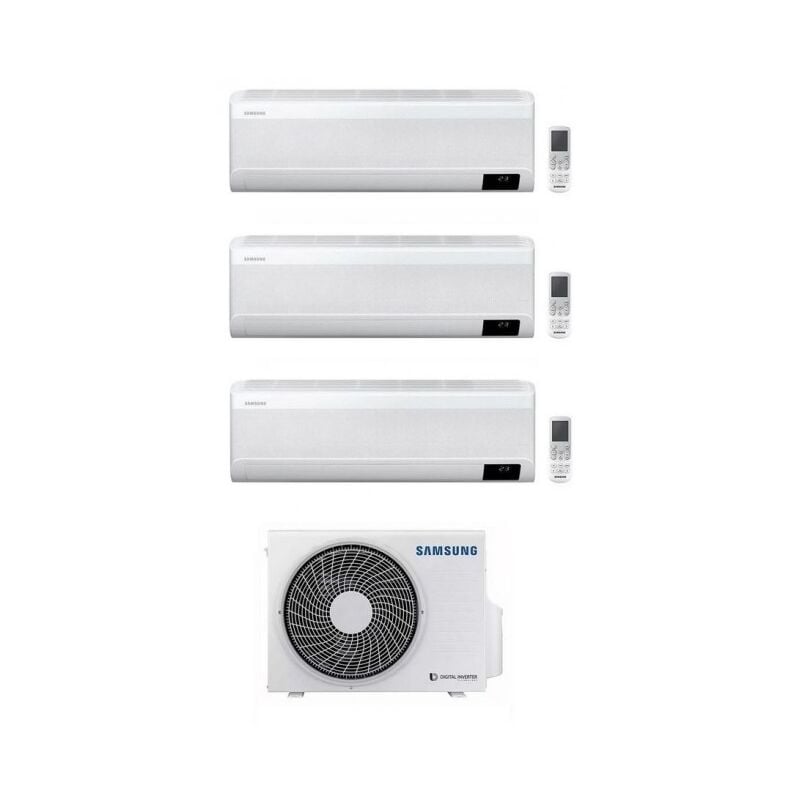 

Aire acondicionado trialsplit Samsung Windfree avant 9000 + 9000 + 12000 Btu con gas R32 Wifi | Blanco - Standard