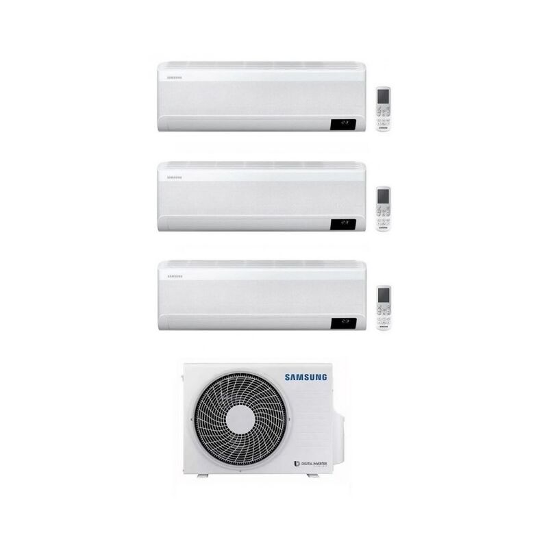 

Aire acondicionado trialsplit Samsung Windfree avant 9000 + 9000 + 9000 Btu con gas R32 Wifi | Blanco - Standard