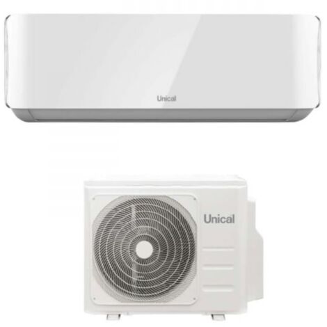 aire acondicionado unical inverter mono split serie air cristal 18000 btu kmun 18h r-32 wi-fi opcional
