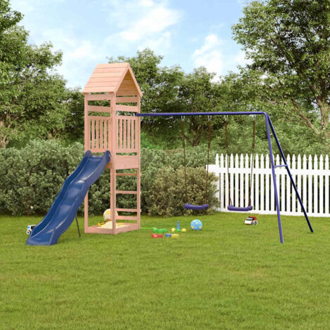 Aire de Jeux d'extérieur Maisonnette de jeu  Maison enfant exterieur bois massif de douglas 75488