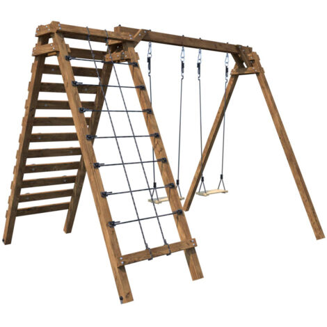 Aire de jeux en bois pour enfants Tristan