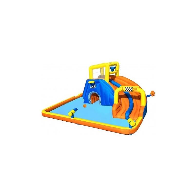 Parc aquatique gonflable Super Speedway: faites voler vos enfants - 5.51 m x 5.02 m x 2.65 m