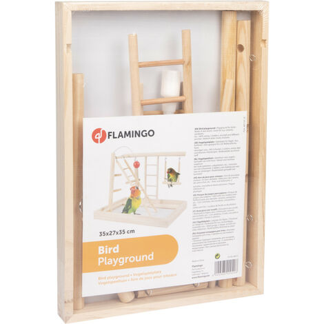 Aire de jeux pour oiseaux. - Flamingo