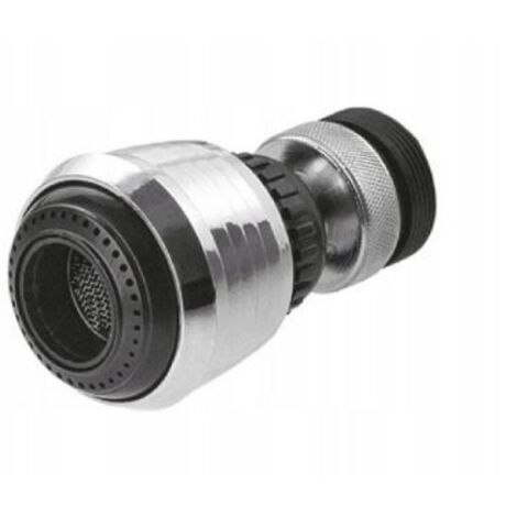 AIREADOR AJUSTABLE CONECTOR METÁLICO CROMADO