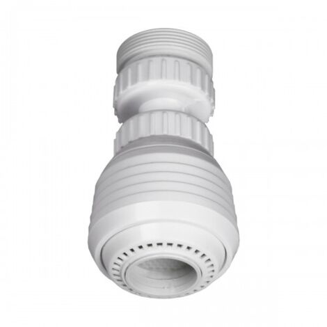 AIREADOR CON ROTULA.ABS H22/M24X100 BLANCO - BRINOX