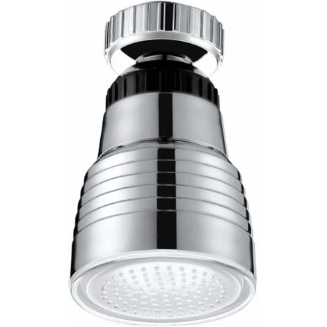 Aireador de grifo LED con caño giratorio, cambio de color y sensor de temperatura - Fei Yu