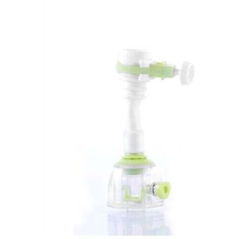 Aireador de grifo y filtro de extensión para fregadero de cocina, rotación de 360 grados, ahorro de agua (13 cm, verde), 1 unidad