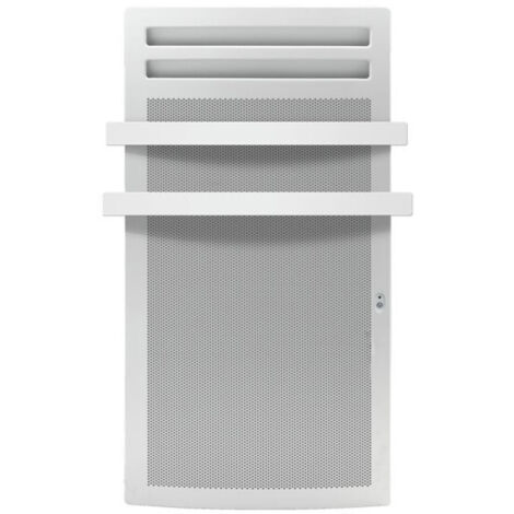 Airelec – Sèche-serviettes électrique rayonnant 500W blanc – Programmation intégrée – Détection fenêtre ouverte – NEK2461FTAJ