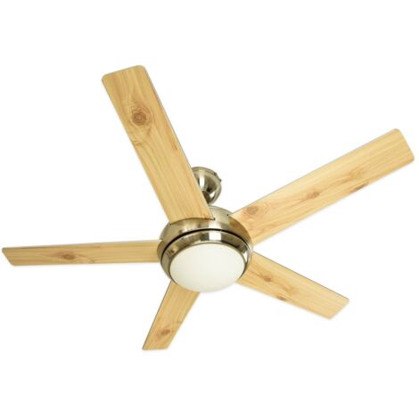 AireRyder Ventilatore da Soffitto Fresco, Metal, Bianco, 112 cm