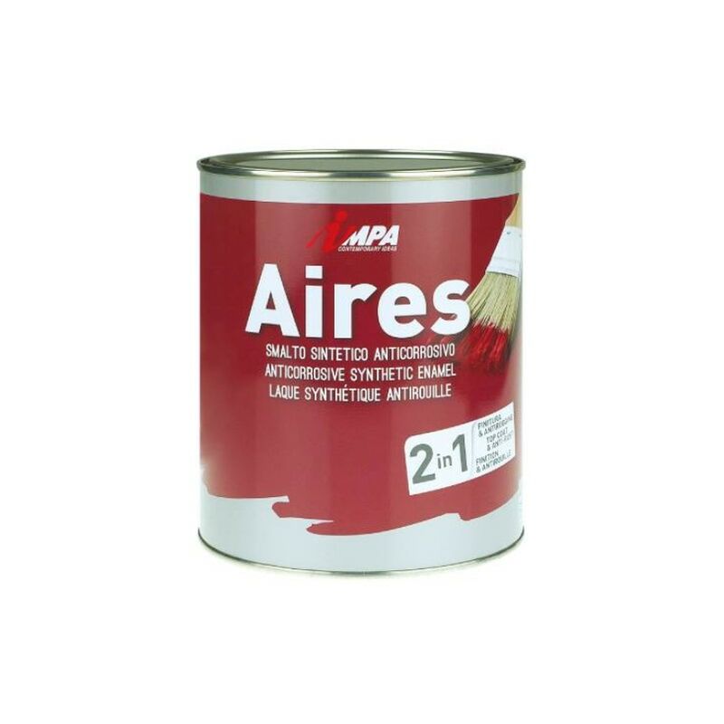 Aires satinato smalto 1 kg nero