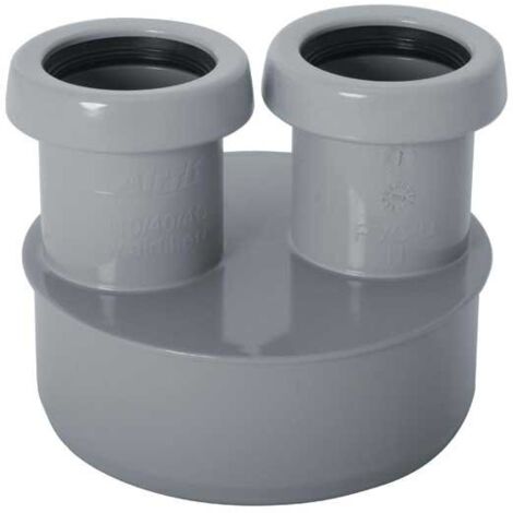 AIRFIT Abwasser Reduzierstück DN110 x DN40 x DN40, Doppelreduzierung