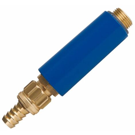 AIRFIT Baustopfenventil mit Messinggewinde 1/2 x 80mm blau, für Wasserentnahme