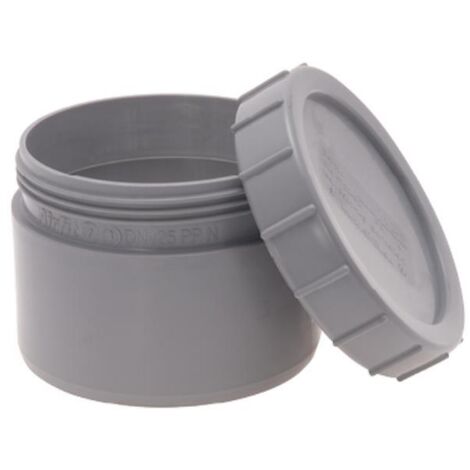 Airfit Endstopfen mit Schraubverschluss DN75