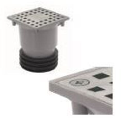 airfit Grille en acier inoxydable de rechange 3 mm, pour drain de sol professionnel, grille posée