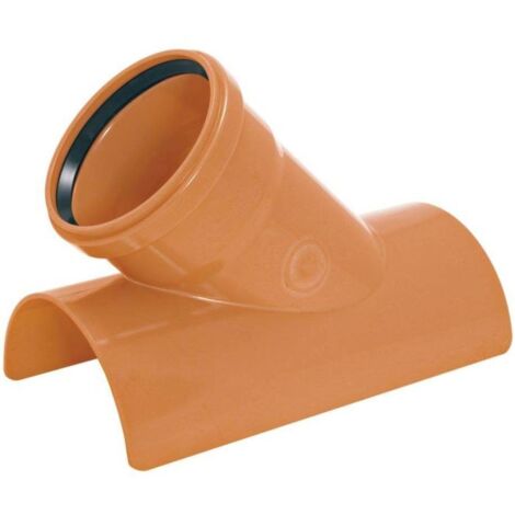 airfit Klebeabzweig 45 Grad, DN 160/125aus PVC-U
