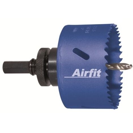 airfit Kreisschneider 76mm, HSS Bimetallmit Aufnahme, für Kunststoff u. Metall