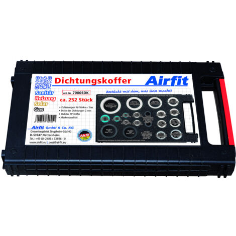 airfit Mallette d'étanchéité universelle pour plomberie, chauffage, solaire, gaz