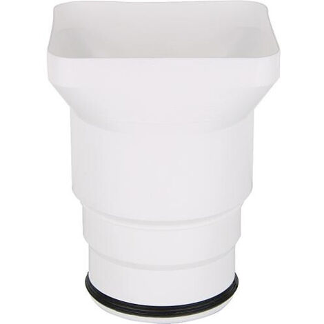 Airfit Plus siphon entonnoir 50126TS sortie DN 50-125, en polypropylène, zone d&39entrée agrandie