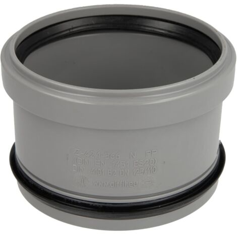 Airfit Riduttore per acque reflue a PP per tubo HT-/KG, DN 125 x 110 125110IR