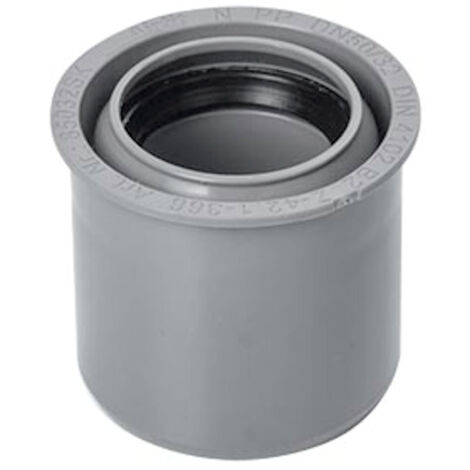 airfit Superkurz-Reduzierstück DN 50x32aus PP, grau