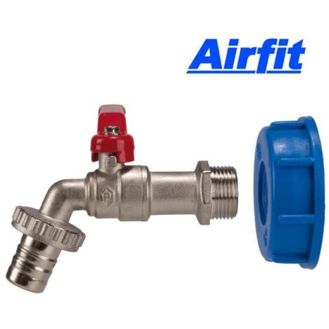 Airfit Tankventil best. aus: Kugelhahn 3/4 und Überwurfmutter auf Tankventil AG 59 x 6 mm, 50650TS