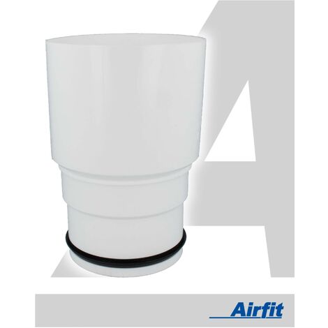 Airfit Trichtersiphon DN 50 - 110 auch Spitzende -DN 125 - KS-weiß - 50125TS